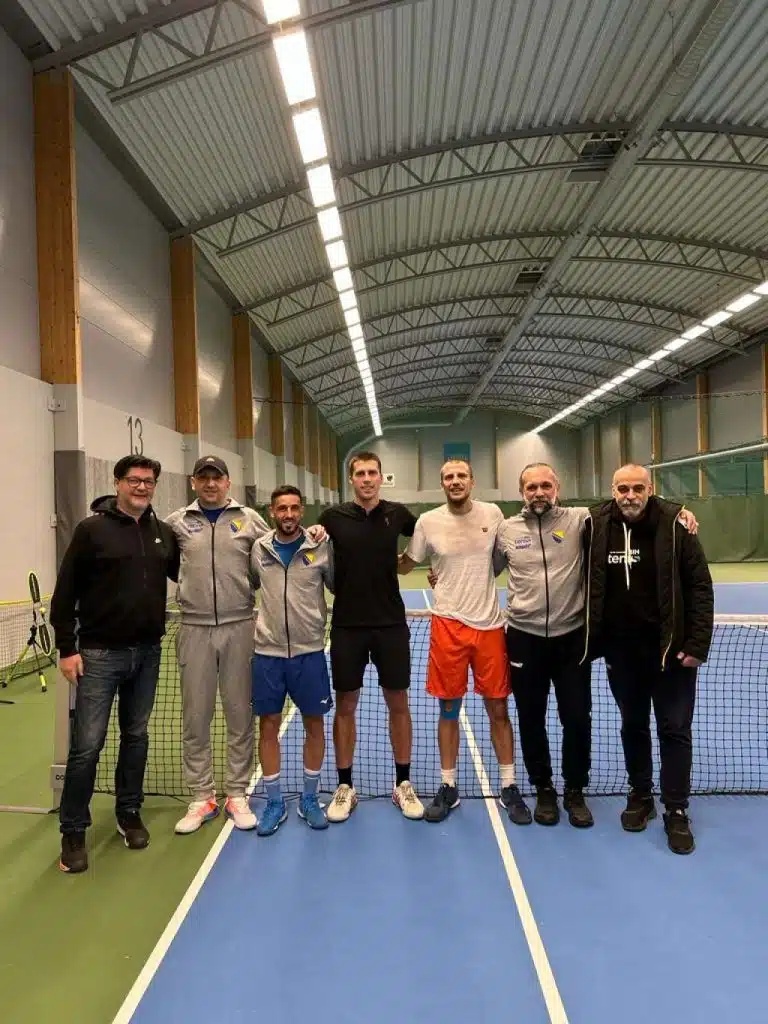 Teniska reprezentacija BiH na pripremama u Švedskoj