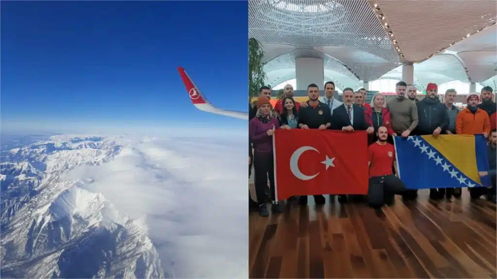 Emotivan govor pilota Turkish Airlinesa na letu za Sarajevo: Čast mi je prevoziti spasioce iz BiH