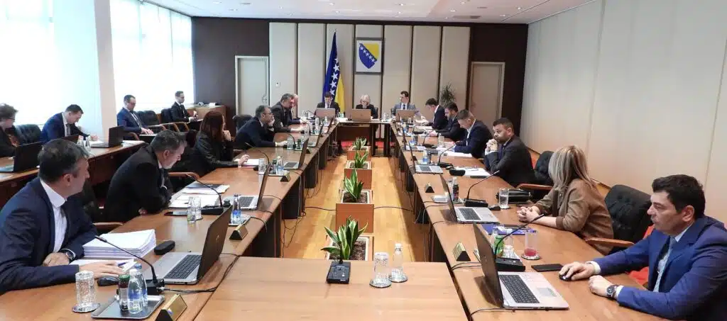 Vijeće ministara BiH o vanjskim poslovima, VSTV-u i izgradnji plinovoda
