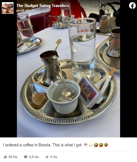 amerikanci naručili kafu u travniku i ostali oduševljeni, objava sakupila 5.000 komentara