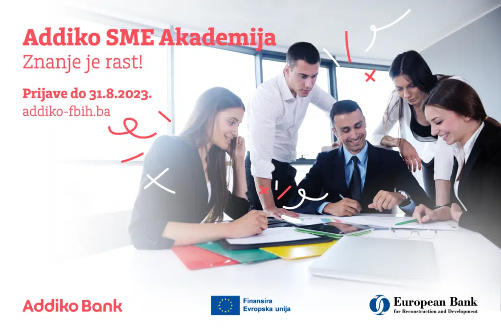 Počinje Addiko SME akademija, partner projekta EBRD