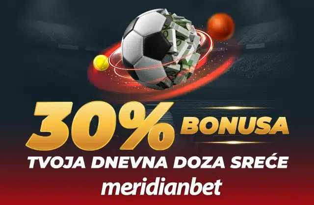 POSLJEDNJA PRILIKA ZA DOBIJET: Uplatite novac OVDJE i osvojite sportski bonus od 30%!