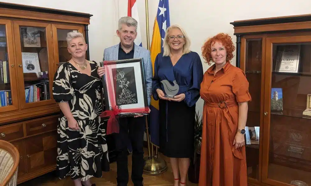 Predsjednica Bradara s organizacijskim timom festivala “Dok teče Lašva”