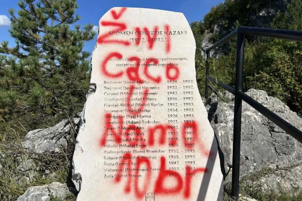Video/ Benjamina Karić: “Šteta na spomeniku na Kazanima sanirana u roku od 24 sata”