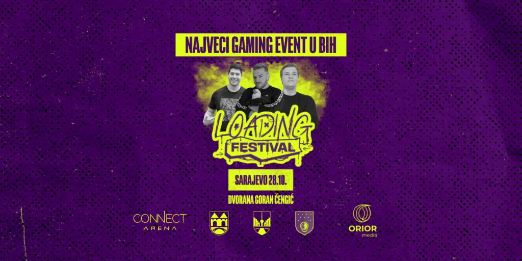 Odbrojavanje je počelo! Gaming spektakl godine uskoro u Sarajevu – Sarajevo Loading Festival