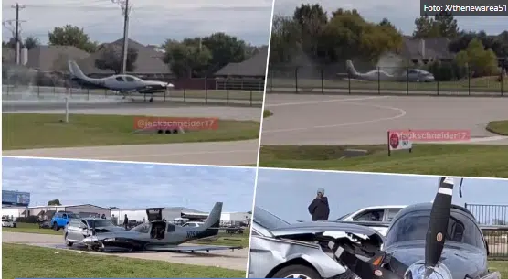 NESVAKIDAŠNJA NESREĆA: Pogledajte direktan sudar aviona i automobila