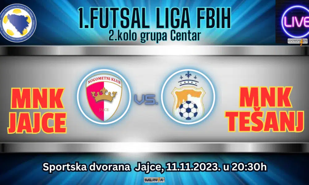 Futsal klub Jajce dočekuje MNK Tešanj