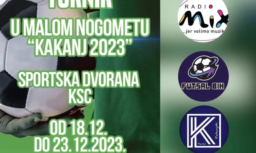 Pripremite se za nogometnu čaroliju: Novogodišnji turnir u malom nogometu “Kakanj 2023”