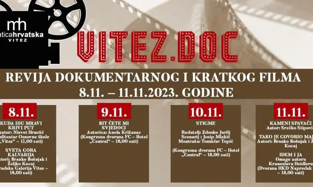 USKORO VITEZ.DOC: Filmska revija u Vitezu