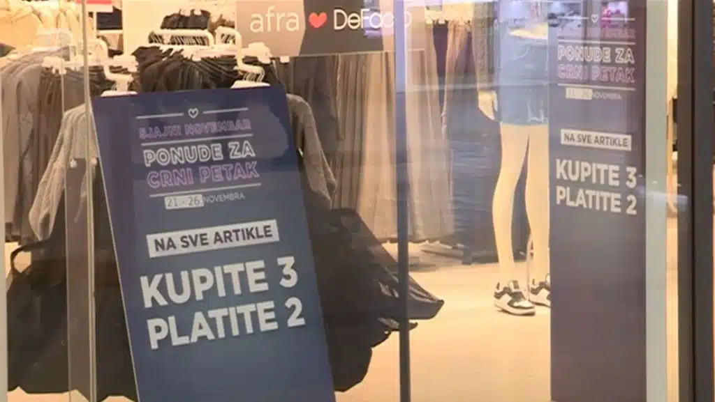 Građani BiH za vrijeme crnog petka potrošili oko 350 miliona maraka