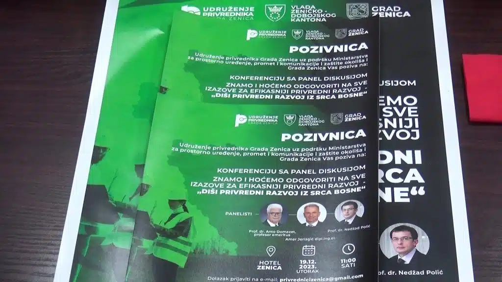 ZENICA: U utorak konferencija o izazovima za efikasniji privredni razvoj