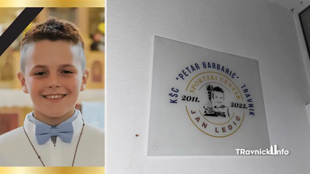Lijepa inicijativa KŠC “Petar Barbarić”: Sportski centar nosi ime po dječaku Janu Lediću