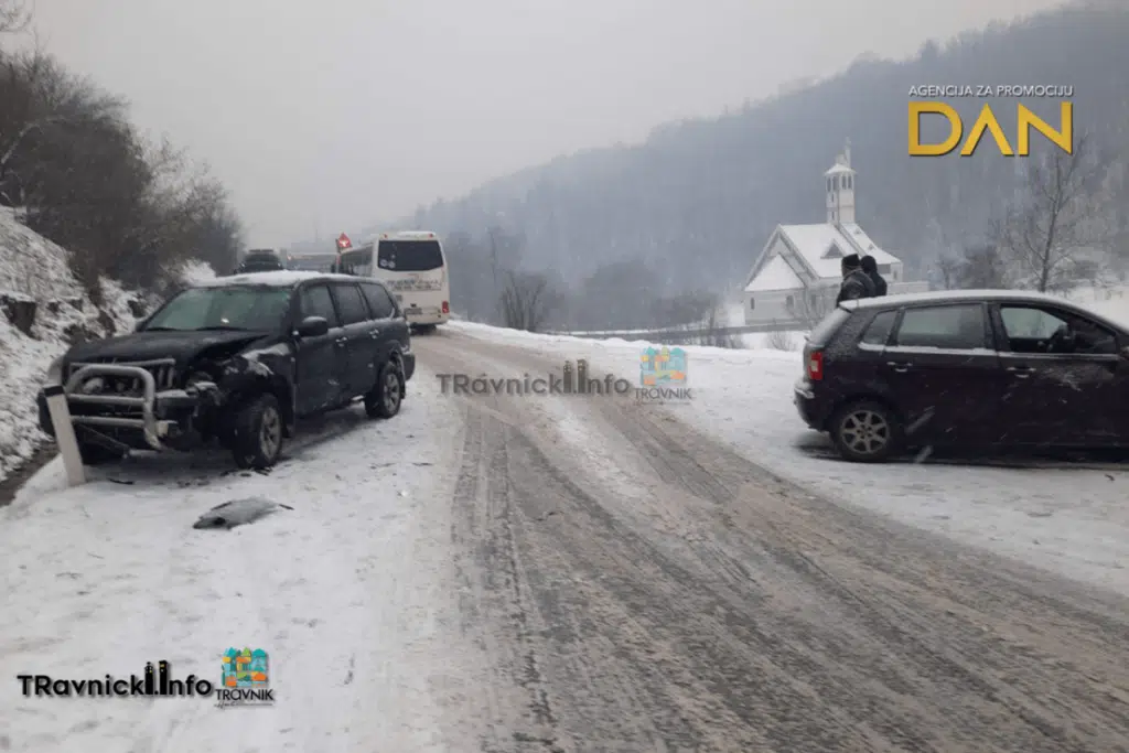 Na lokalitetu Gospino vrelo, jutros se dogodila prometna nezgoda