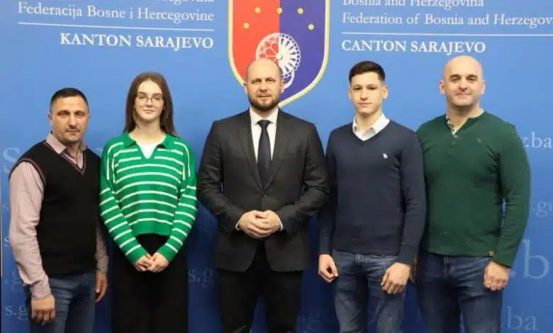 Predsjedavajući Okerić ugostio uspješne mlade bh. teakwondo reprezentativce