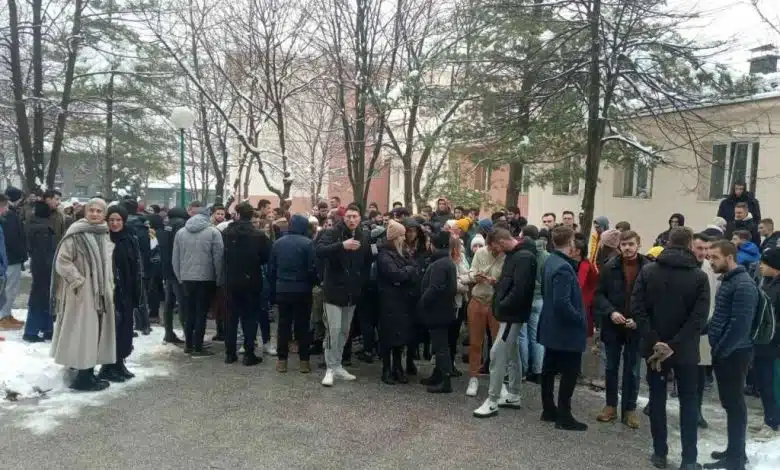 Protestima studenti iskazali nezadovoljstvo uvjetima smještaja u Studentskim domovima u Sarajevu