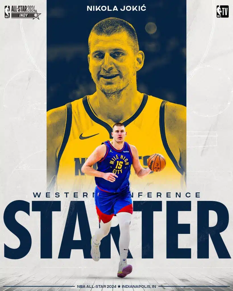 Slavna petorka za NBA ALL STAR: Jokić šesti put!