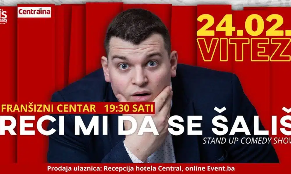 U Vitez stiže stand-up komičar Goran Vinčić