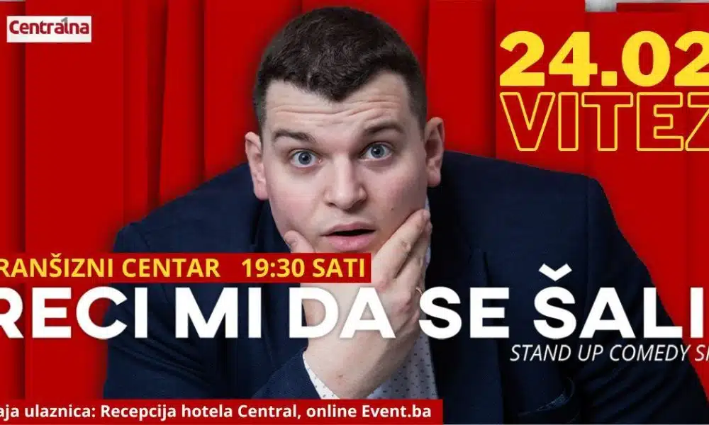 U prodaji karte za stand up nastup Gorana Vinčića u Vitezu!