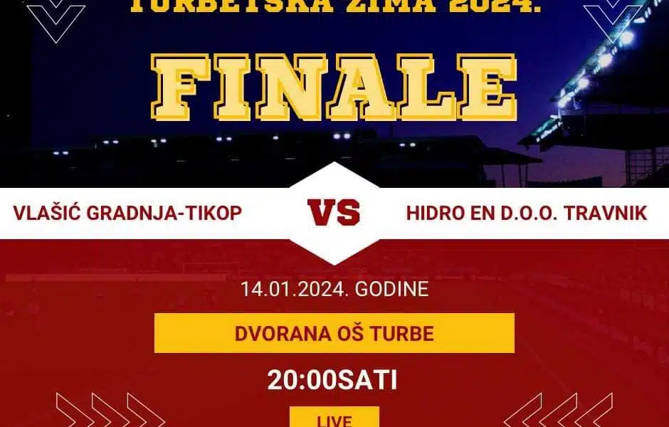 Večeras finale turnira Turbetska zima, koncert Osmana Hadžića i Rade Manojlović