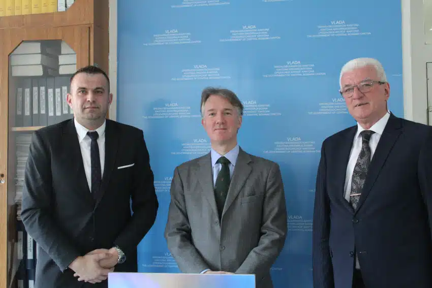 NJ.E. Julian Reilly u posjeti Kantonu Središnja Bosna