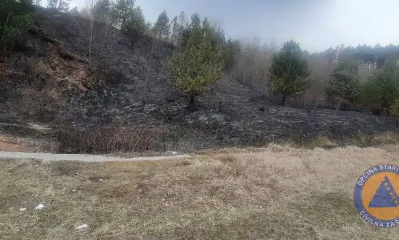 Upozorenje: Povećana opasnost od požara na području općine Stari Grad Sarajevo