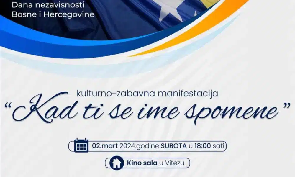 Kulturno-zabavna manifestacija u Vitezu: Kad ti se ime spomene