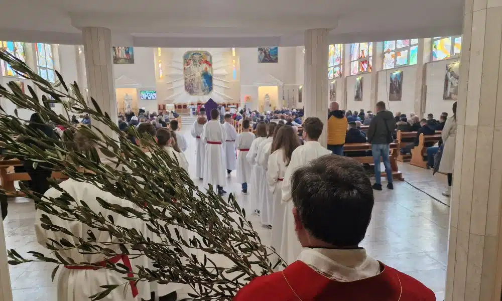 NOVI TRAVNIK: Svečanom svetom misom proslavljena Cvjetnica