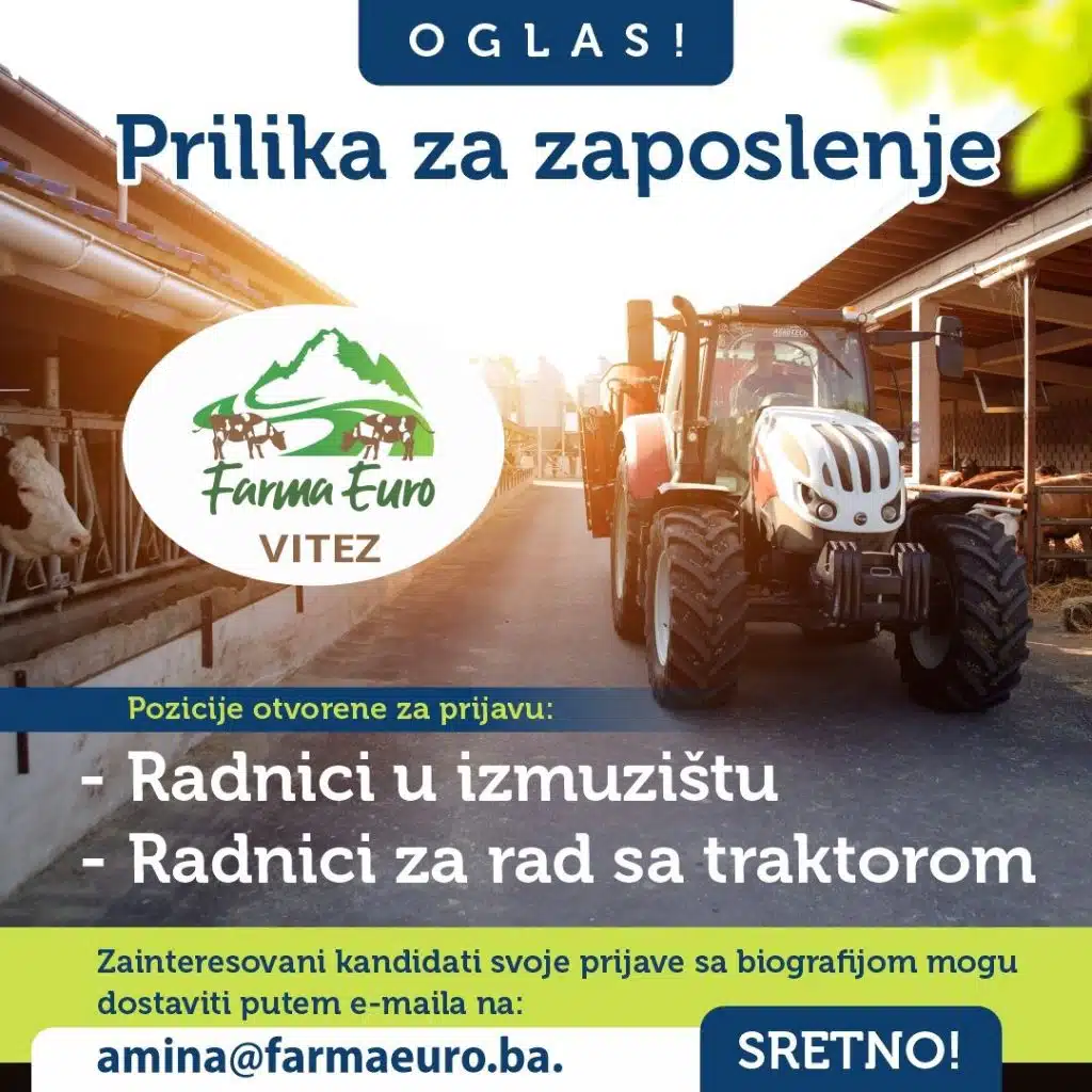 Farma Euro Vitez nudi priliku za zaposlenje