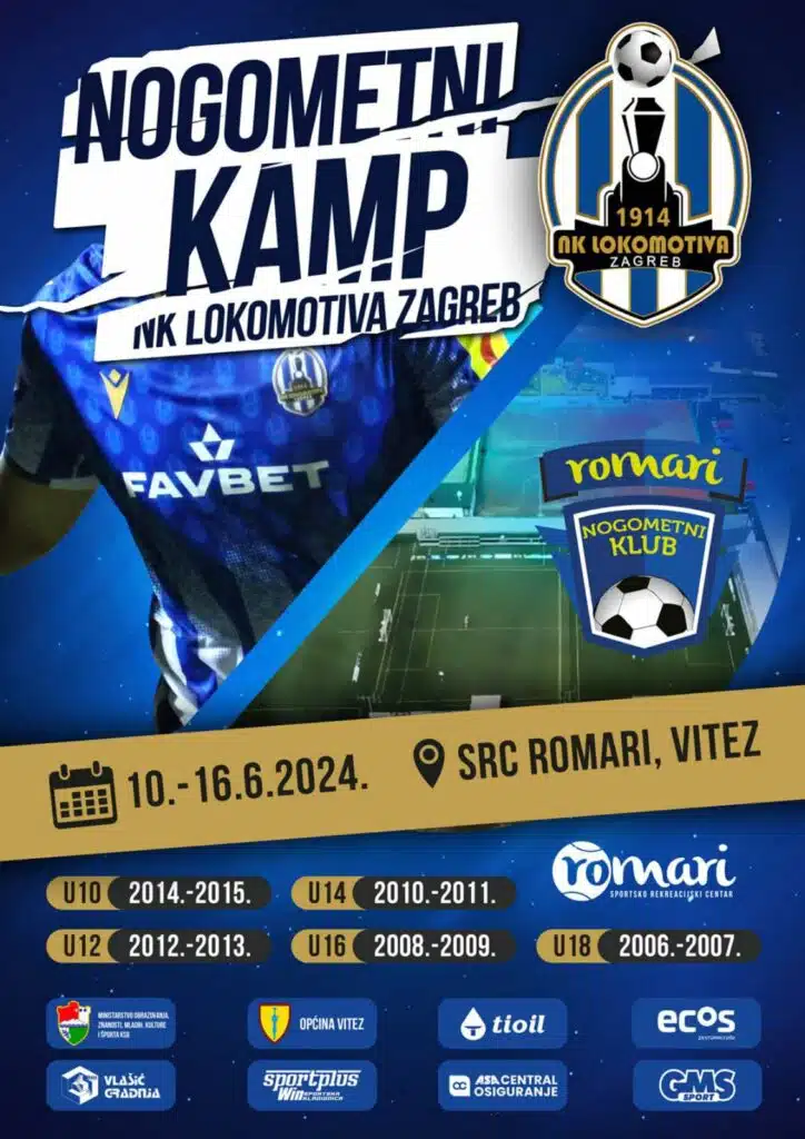 Nogometni kamp zagrebačke Lokomotive stiže u Vitez!