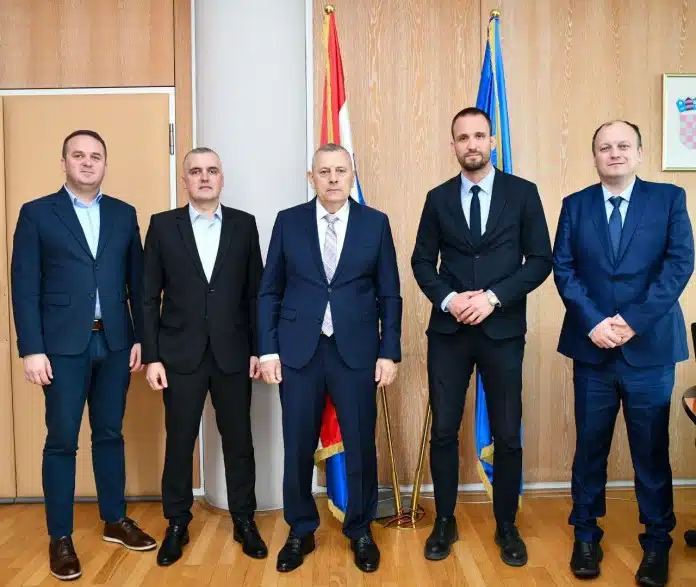 Sastanak ministra regionalnoga razvoja i fondova Europske unije Šime Erlića s izaslanstvom iz Središnje Bosne