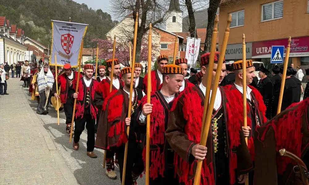 Novotravnički Čuvari Kristova groba u Loboru na XXIII.hrvatskom festivalu Žudija!