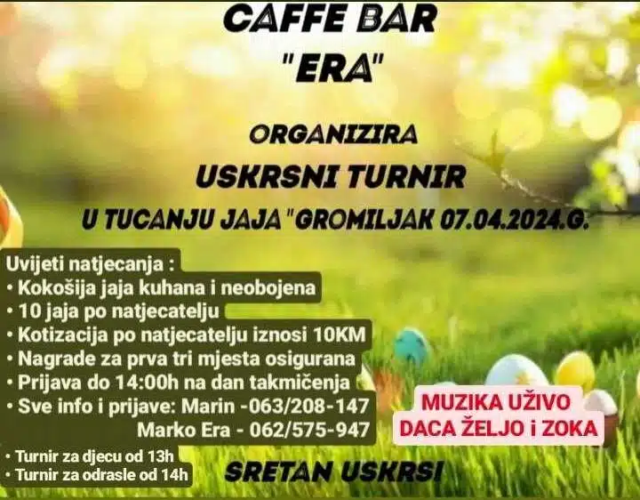 Najavljujemo tucanijadu u Gromiljaku kod Kiseljaka