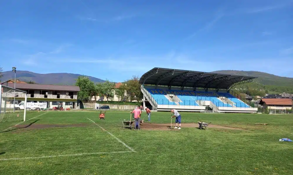NOVI TRAVNIK: Započeli radovi na uređenju stadiona za povijesnu utakmicu BiH Hrvatska