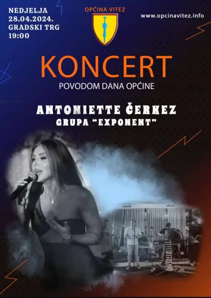 VITEZ: Veliki koncert na Gradskom trgu povodom Dana općine Vitez