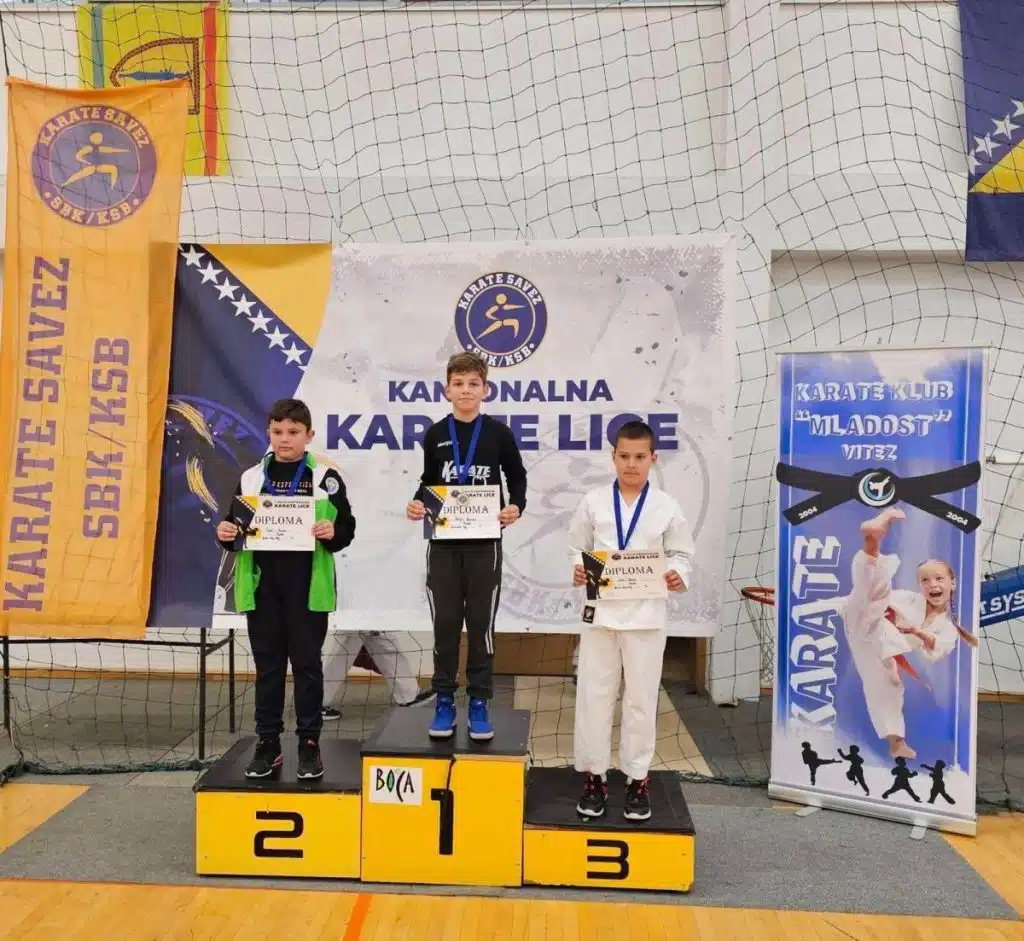 Uspješno završeno Prvo kolo kantonalne karate lige