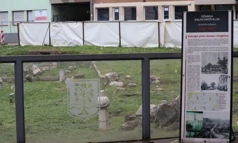 Počeli radovi na uređenju arheološkog parka Kalin-hadži Alijina džamije