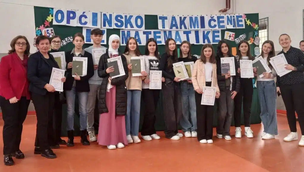 Treća osnovna škola Bugojno uspješna na Kantonalnom takmičenju iz matematike