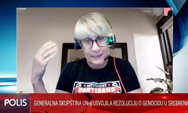 Čorović: Smijeh zbog digitalnog slogana na kuli Beograda na vodi – “mi nismo genocidan narod”