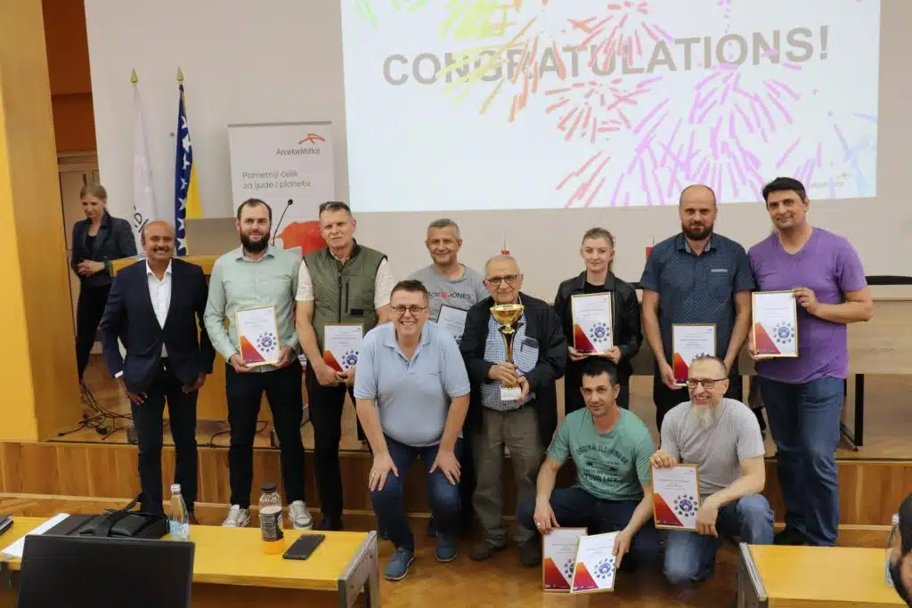 AMZ Visoka peć sa najboljim rezultatima za realizirani Safety Process Management audit na nivou segmenta, ArcelorMittal Evropa – Dugi proizvodi