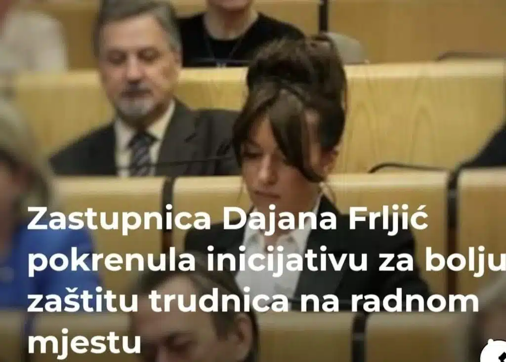 Inicijativa zastupnice Dajane Frljić za bolju zaštitu trudnica na radnom mjestu