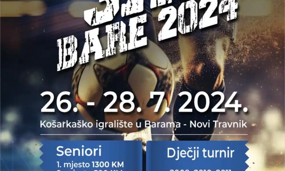 Malonogometni turnir “3×3 Bare” Novi Travnik ove godine održan ovog ljeta.