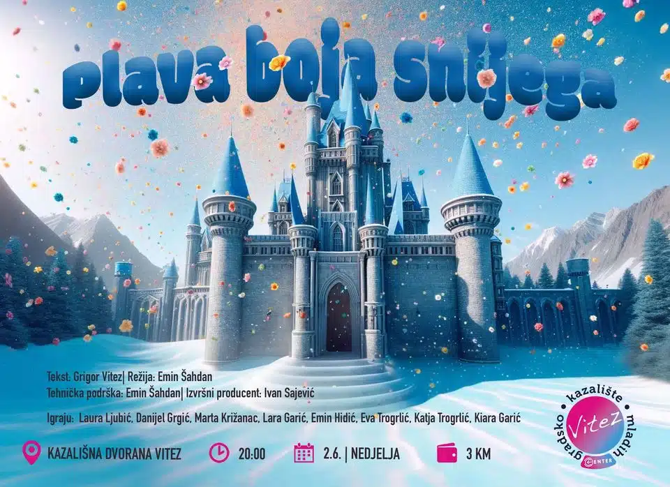 GKM Vitez: Premijera predstave “Plava boja snijega”