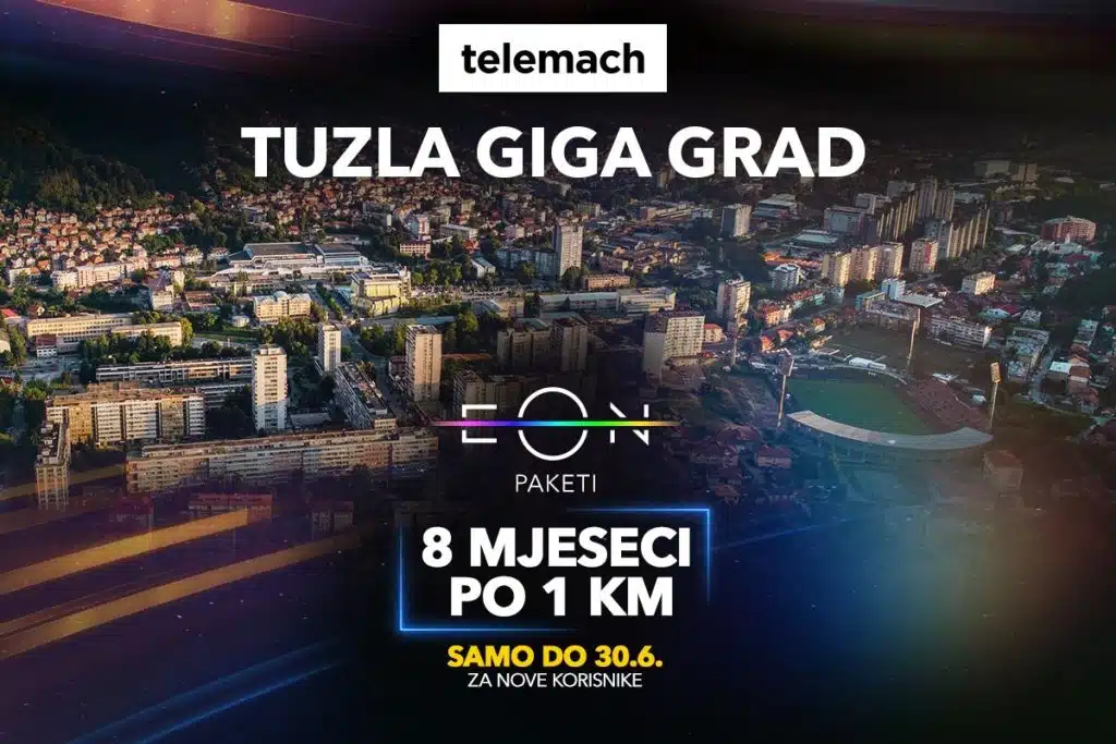 EON paketi prvih 8 mjeseci po 1 KM za nove korisnike Telemacha
