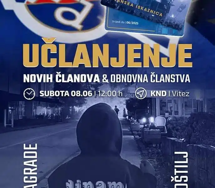 Klub navijača Dinama organizira učlanjenje u lokalnu Udrugu i u GNK Dinamo Zagreb