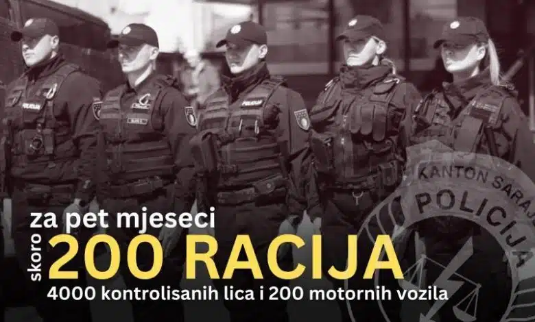 Ministar Katica: Preko 200 racija u Sarajevu od januara do maja, 124 vozila oduzeta od saobraćajnih prekršitelja