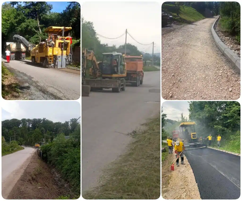 Sanacija puteva u Solani, Bukinju, Kiseljaku, Breškama, Tušanju i Kuli