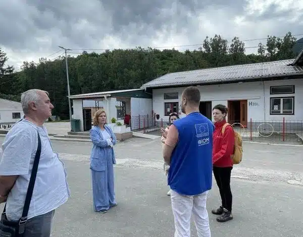 Posjeta migrantskom centru Blažuj od strane Pavić-Pečenković