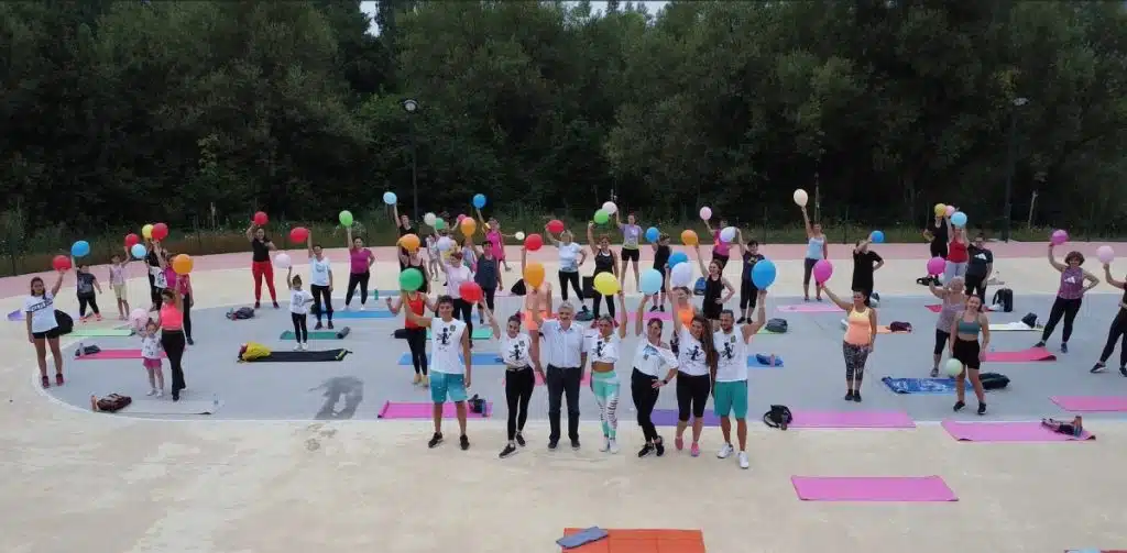 Foto/ Počeo projekat „Fitness ljeto na Betaniji“: Besplatni treninzi na otvorenom za sve dobne kategorije