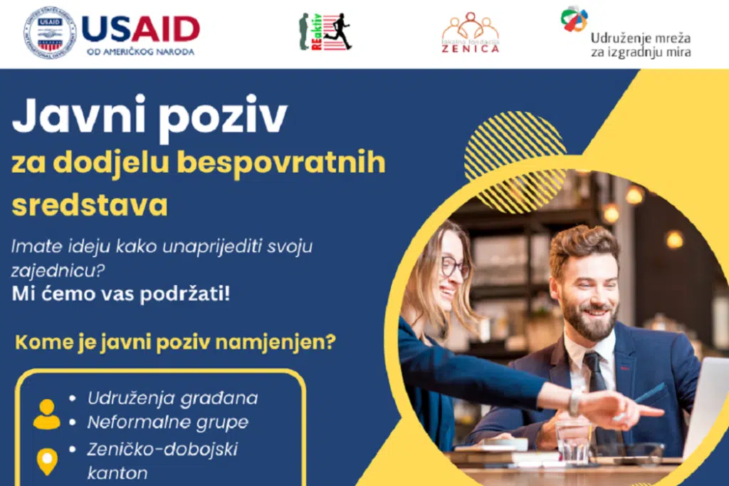 Javni poziv za dodjelu bespovratnih sredstava