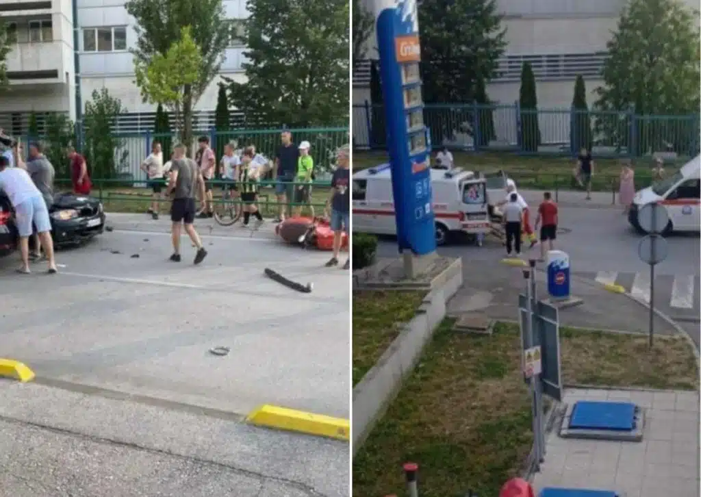 MUP KS o nesreći u Sarajevu: Teške povrede motocikliste i vozača Škode opasne po život
